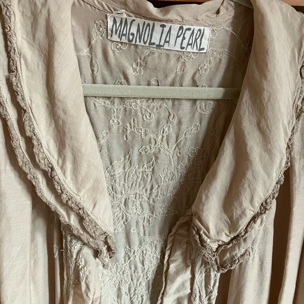 Magnolia Pearl Cream Long Jacket - Picture 5 of 12